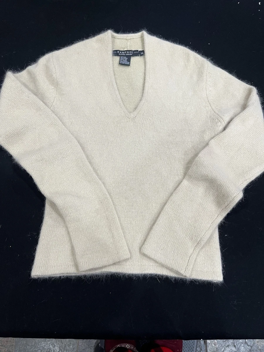 Pull Femme Rampage à Col V Profond Manches Longues - Taille L - Neuf Avec étiquettes