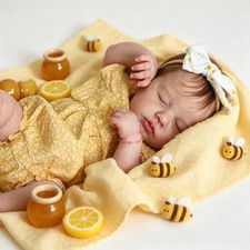 20 Inch Asleep Realistic Reborn Baby Dolls Silicone Full Body Vinyl Newborn Girl