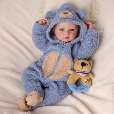Realistic Reborn Baby Dolls Boy 18 Inch Lifelike Newborn Real Life Baby Dolls...