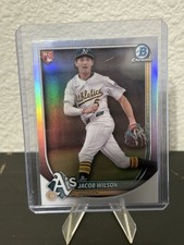 2025 Bowman - Rookie Red RC Variation Jacob Wilson #9 Sp Rookie Chrome Variation