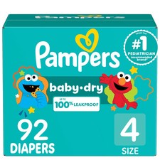 Pampers Baby Dry Diapers Super Pack - Size 4 - 92ct