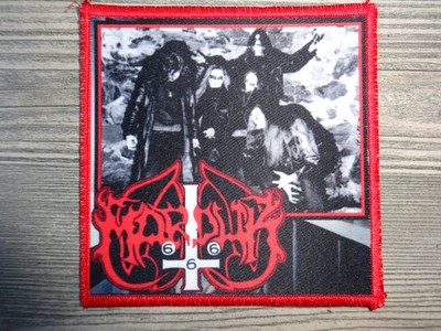 Marduk Patch Black Metal Red Border Mayhem #
