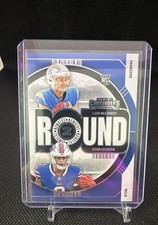 2024 Panini Contenders - Round Numbers Keon Coleman, Ladd McConkey #9 (RC)