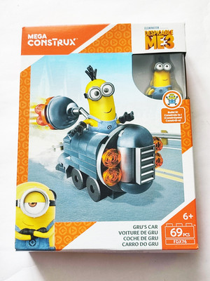 2016 SEALED MEGA BLOKS - MINIONS - DESPICABLE ME 3 - GRU'S CAR FDX76