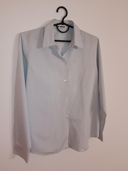 Women Jil Sander Shirt Grey Cotton 38 / M / 46