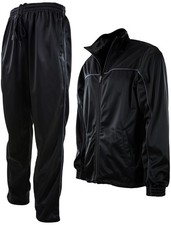 Mens Active Tracksuit with Zippered Back Pocket Medium, 212-Black