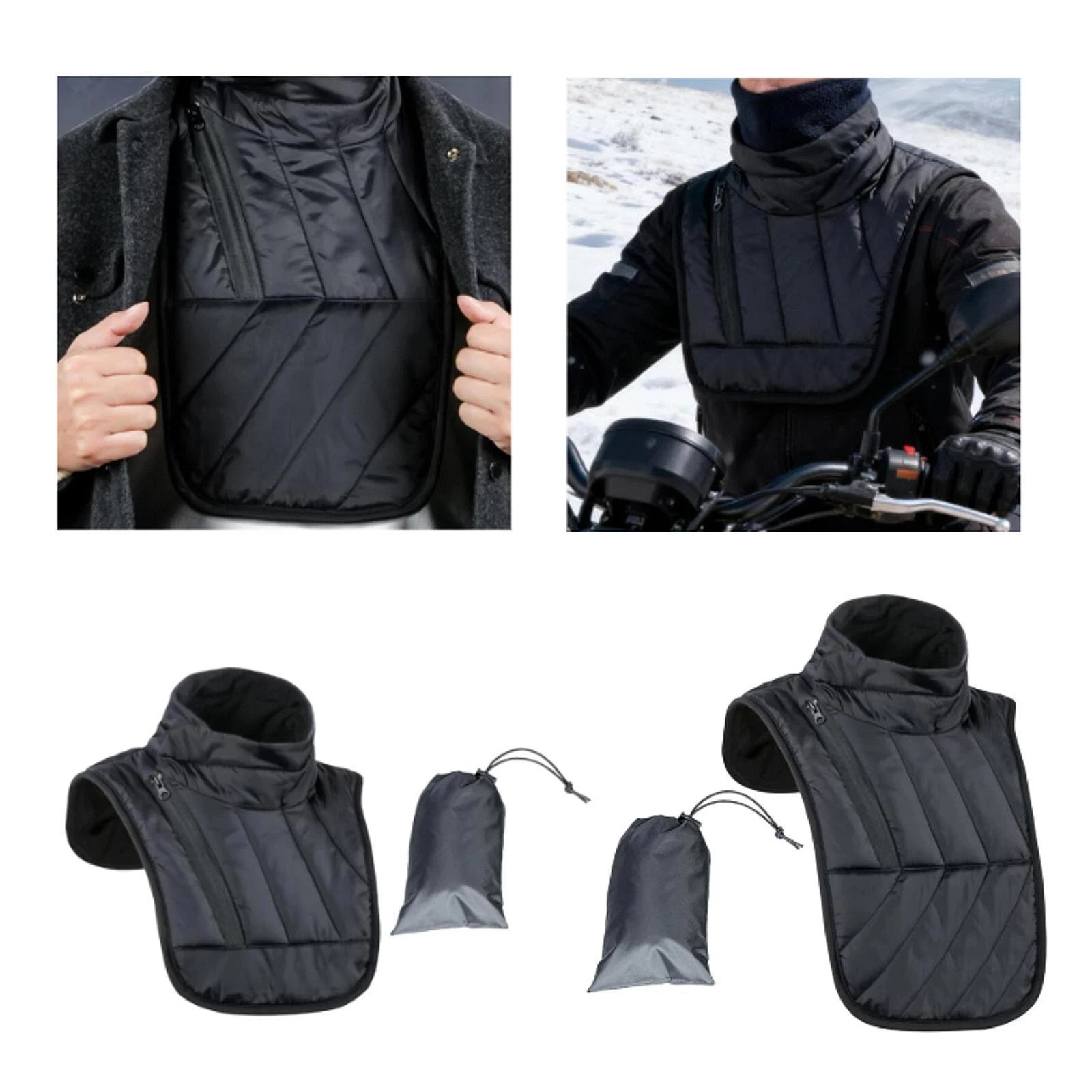 Motorcycle Neck Warmer Windproof Adults Cold Weather Cycling Neck Cover