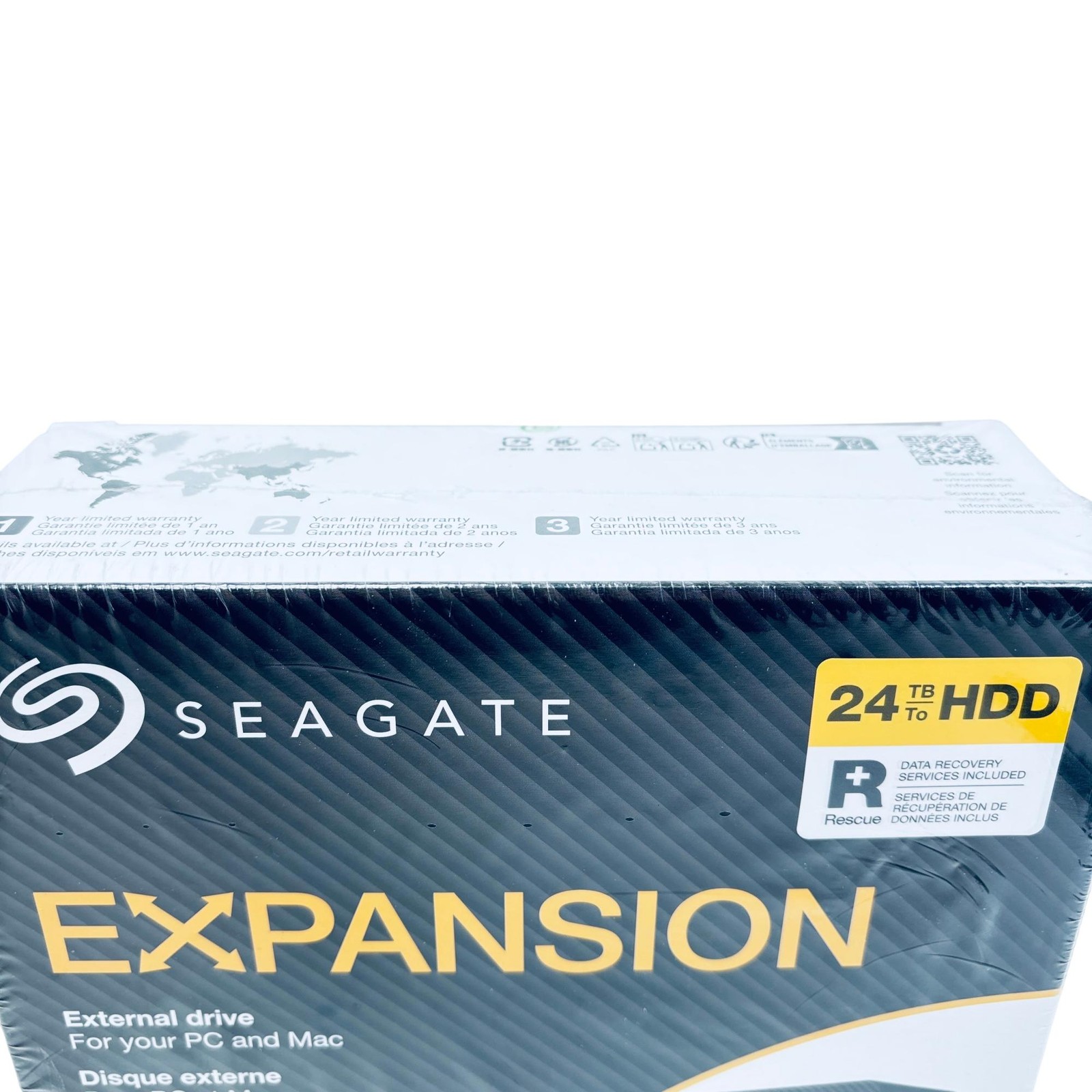 Seagate Expansion 24TB External Hard Drive HDD for PC and Mac USB 3.0 