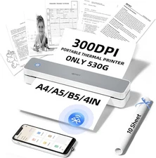 iDPRT MT610 Pro Portable Thermal Printer 300DPI Supports 8.5" x 11" US Letter