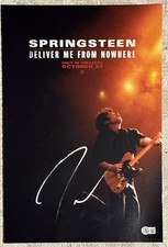 JEREMY ALLEN WHITE SIGNED SPRINGSTEEN DELIVER ME 12x18 POSTER - BECKETT COA