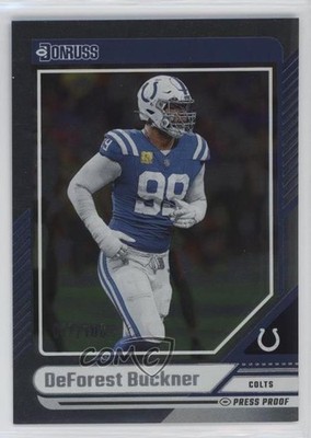 2024 Panini Donruss Silver Press Proof 17/100 DeForest Buckner #142 0ud4