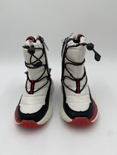 Totes Snow Boots Girls Size 2 White Black Swift White Thermolite Faux Fur Winter