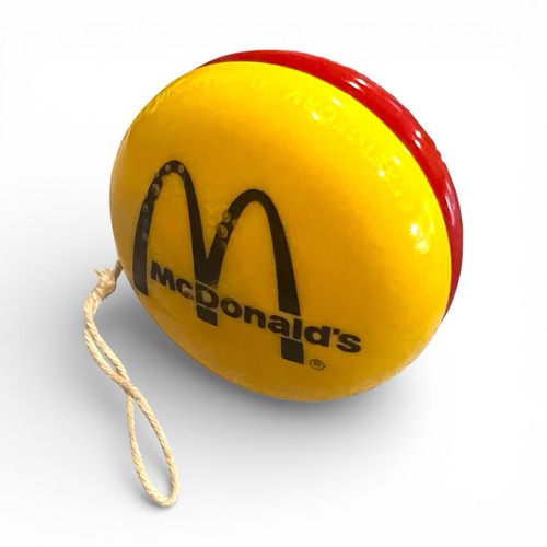 McDonald's Vintage Red & Yellow Yo-Yo Promotional Toy