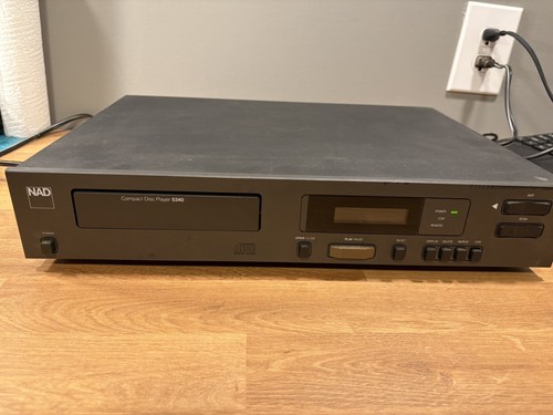 NAD 5340 Compact Disc CD Player Parts Repair No Display Disc Spins AS-IS