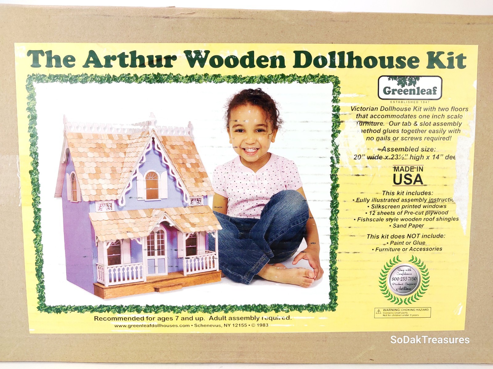 Arthur Dollhouse Kit by Greenleaf Dollhouses