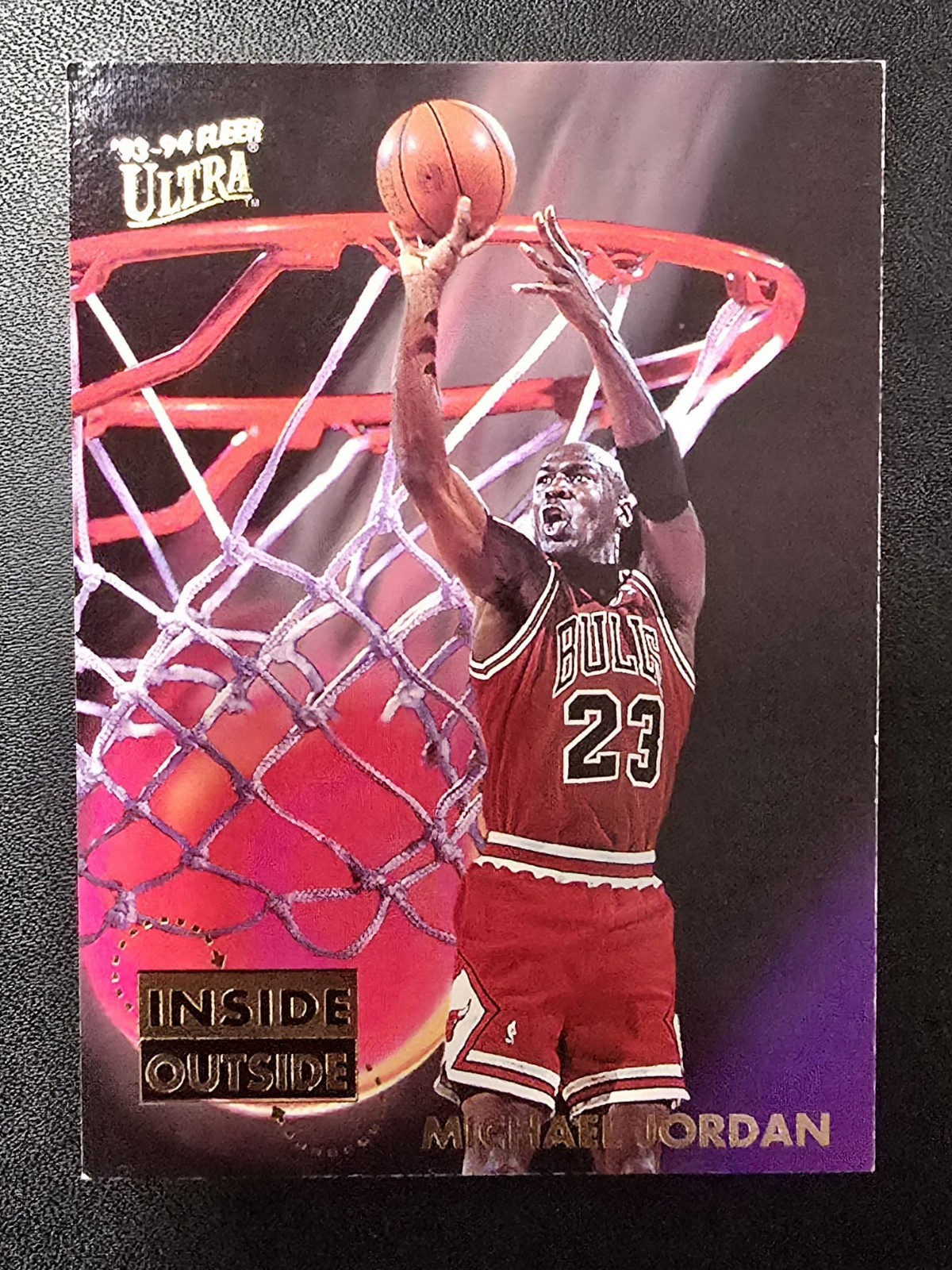 1993-94 Fleer Ultra Michael Jordan Inside Outside Insert #4