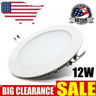 12W Panel LED Light 12Watt Surface Mounted Flush Ceiling Lamp Down Spotlights