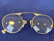 American Optical Pince Nez Spectacles Folding Antique Rare 1/10 12K GF c.1907