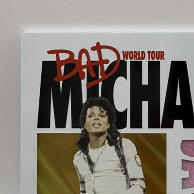 マイケル・ジャクソン BAD25 ポスター 2025 Keepsake Bad World Tour Michael Jackson Authentic Poster