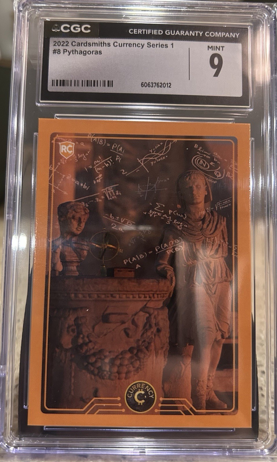 2022 Cardsmiths Currency Series 1 - PYTHAGORAS #8 Base CGC 9