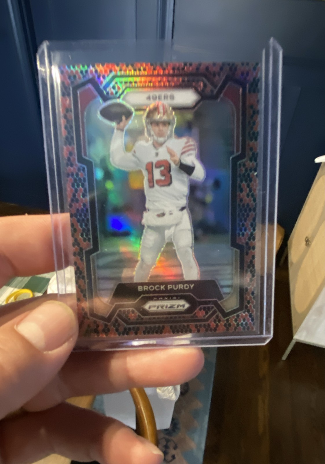 2023 Panini Prizm - Brock Purdy #266 Snake Skin Prizm- Case Hit SSP