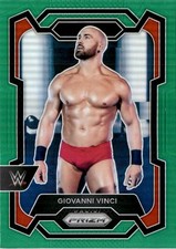 2024 Panini Prizm WWE #144 Giovanni Vinci Green Prizms