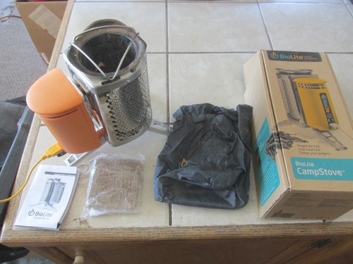 Biolite Campstove Electricity Generating Wood Campstove Sack Boxed