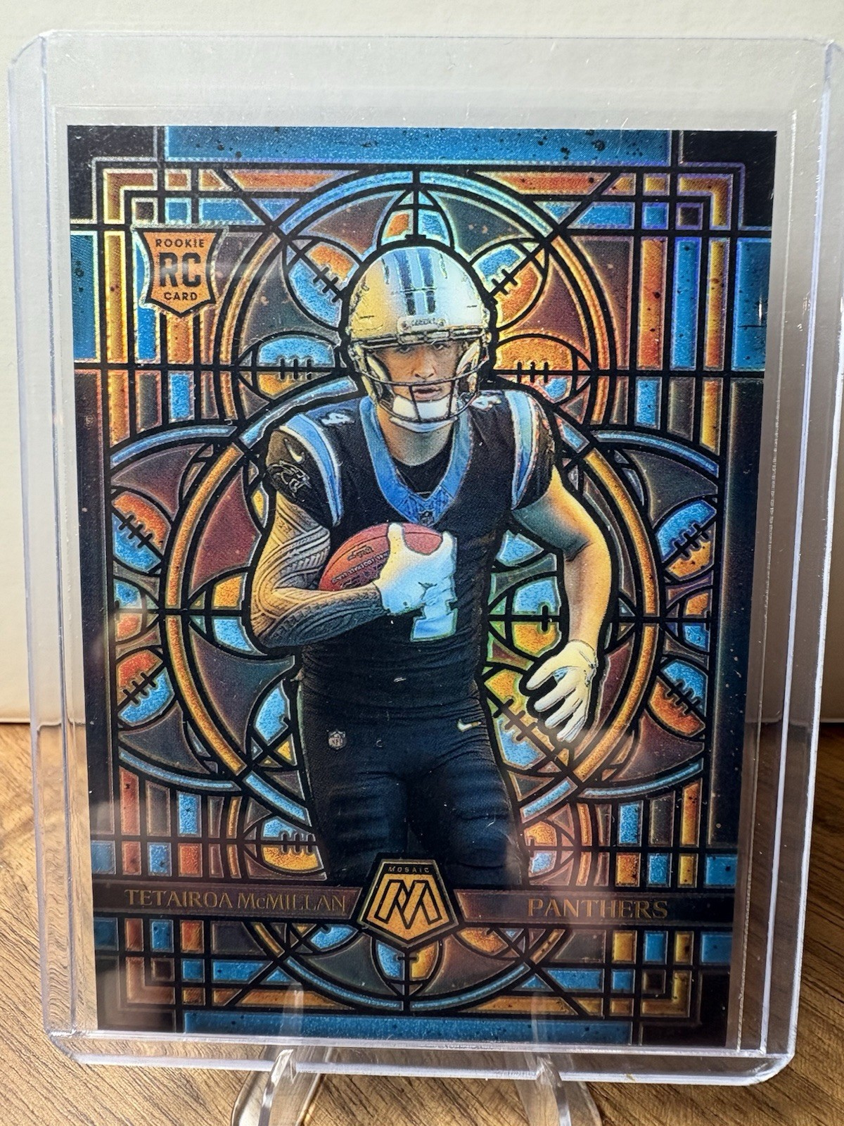 2025 Panini Mosaic - Tetairoa McMillan Stained Glass #3 (RC) SSP Case Hit