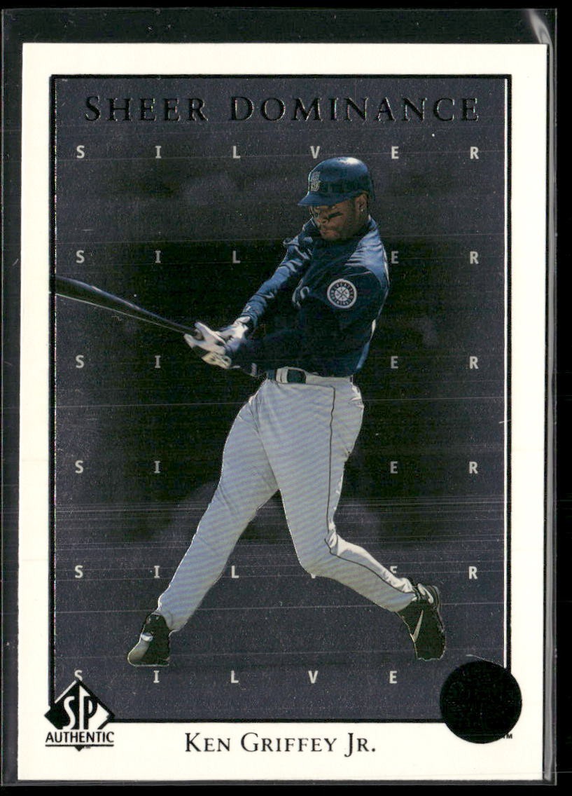 Ken Griffey Jr. #SD1 Baseball Cards 1998 SP Authentic Sheer Dominance trading card — raw and PSA graded price guide