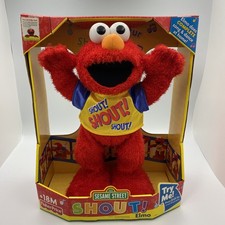 NIB VTG 2005 Sesame Street SHOUT Elmo Singing Dancing - New Old Stock