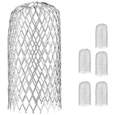 6 Pack Gutter Guard 3 Inch Expandable Aluminium  Strainer Gutter Downspout9505