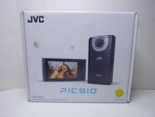New JVC PICSIO GC-FM2YU HD 1080P SD Memory Digital Camcorder w/8GB Sd Gold Color