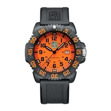 Luminox G Sea Lion Orange Dial Black Rubber Strap Men's Watch - X2.2059.1