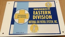 Eastern Division National Ski Patrol Mini 10x12 Vintage Sign