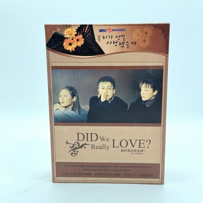 Did We Really Love? Korean Drama DVD Box Set (18 Discs) MBC K-Drama English Sub 