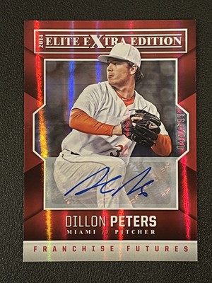 Dillon Peters 2014 Panini Elite Extra Edition Franchise Futures Auto /699
