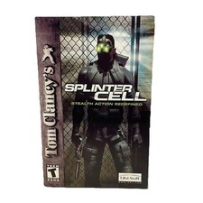 Tom Clancy s SPLINTER CELL PlayStation 2 PS2 UBISOFT Instruction Book ONLY