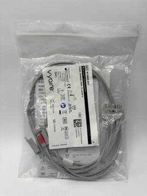 NEW Vyaire 412682-001 ECG Leadwire Set 3-Lead Multi-Link Grabber AHA