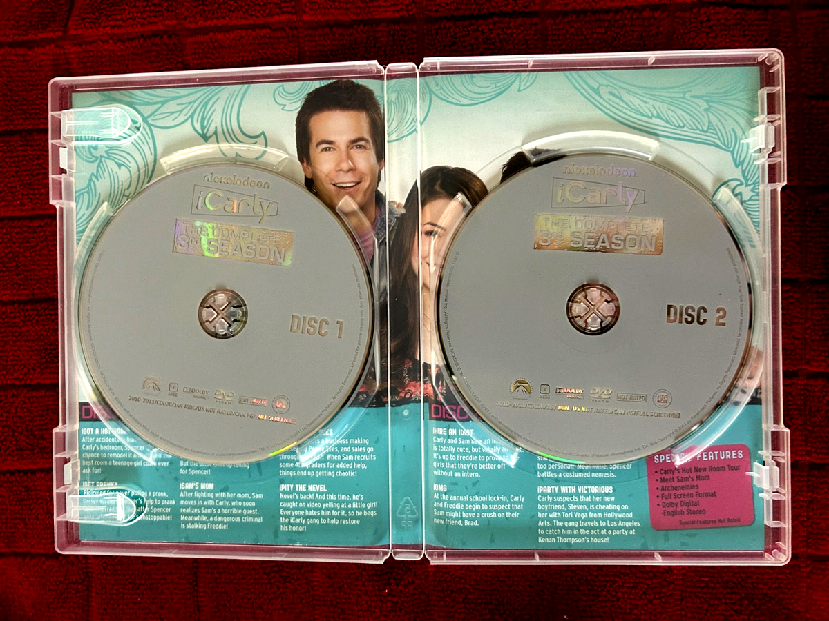 Icarly: the Complete 3rd Season (DVD 2010 VG) Miranda Cosgrove, Jerry  Trainor