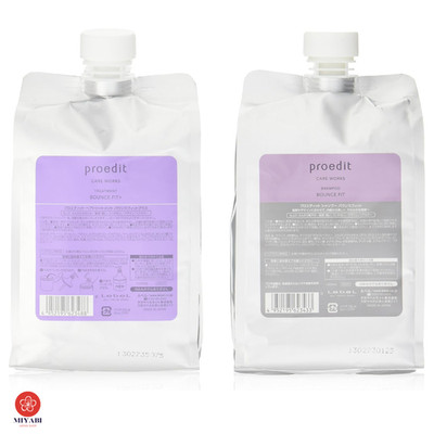 Lebel Proedit Shampoo Bounce Fit & Hair Treatment Bounce Fit Plus 33.8 floz Set
