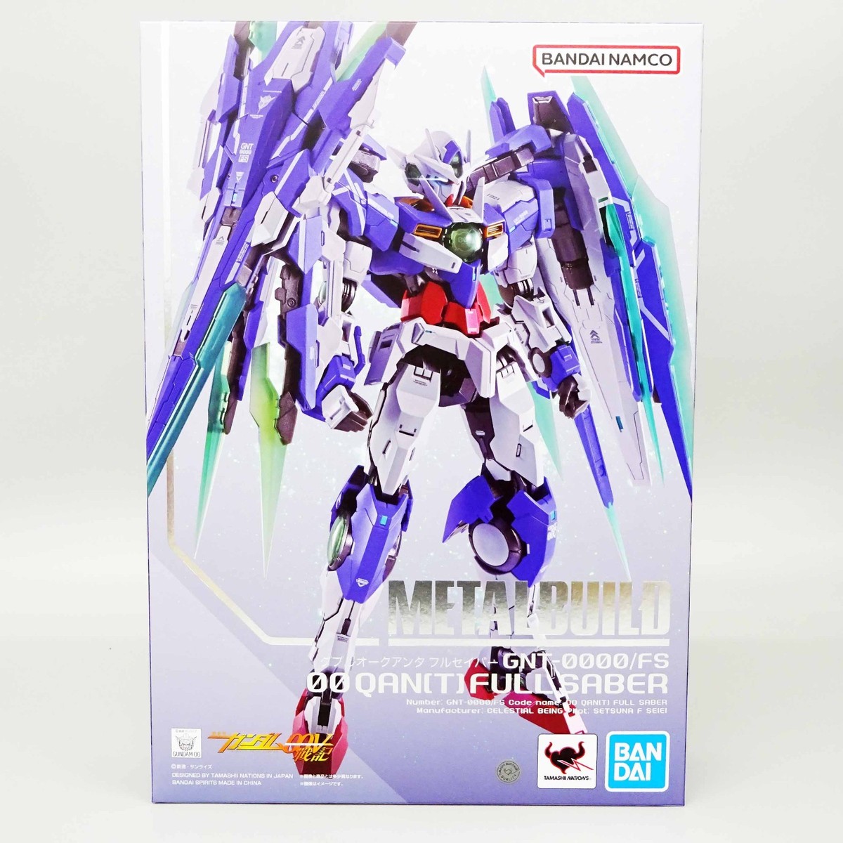 METAL BUILD 00 Qan(T) Full Saber Mobile Suit Gundam TAMASHII
