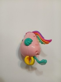 Hatchimals Interactive Pink Bird Toy Rainbow Hair Light Up Clip On Kids Figure