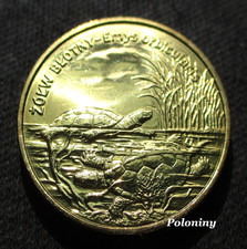 COMMEMORATIVE 2 ZLOTE COIN OF POLAND - ANIMALS OF THE WORLD TURTLE - ZOLW (UNC)