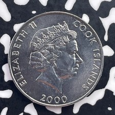 2000 Cook Islands 5 Cents Lot#C5795 Nice! F.A.O.