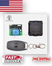 433MHz DC12V Relay 1CH 2CH Wireless RF Door Remote Control Switch Transmitter