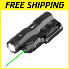 Precision Machined Flashlight Green Laser Combo, 2400 Lumens
