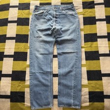 Levi's Jeans 501 Vintage Made in USA Blue Mens FITS 34x33  Faded Vintage 1990  s