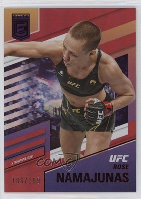 2022 Panini Chronicles UFC Elite Red 186/199 Rose Namajunas #248 pe8