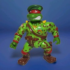 Teenage Mutant Ninja Turtle TMNT Figure 1991 Raph Green Teen Beret Raphael