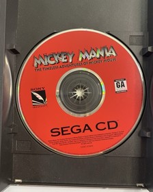 Mickey Mania: The Timeless Adventures of Mickey Mouse (Sega CD, 1994)- No Manual